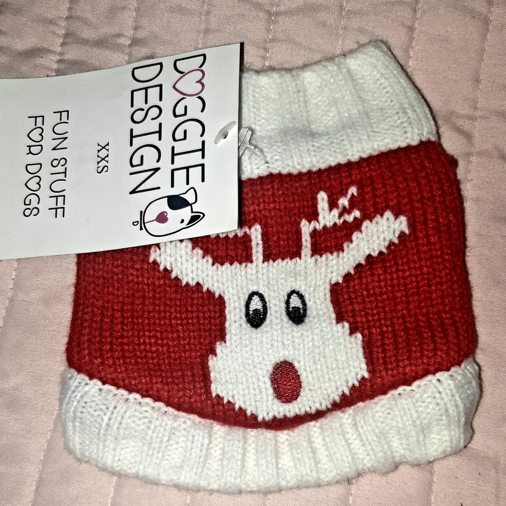 Christmas dog sweater